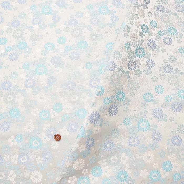 金襴　菊吹雪