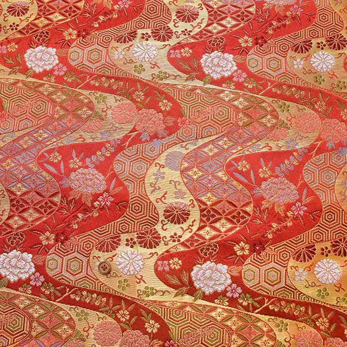 金襴　流線華