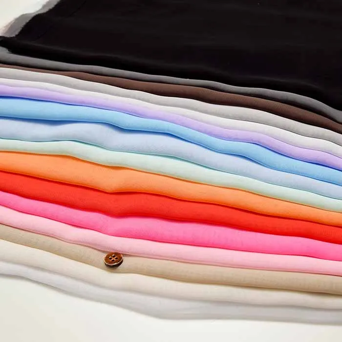 50ジョーゼット生地　無地